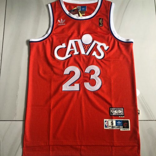 Maillot de Basket #23 James Cleveland Cavaliers authentique orange